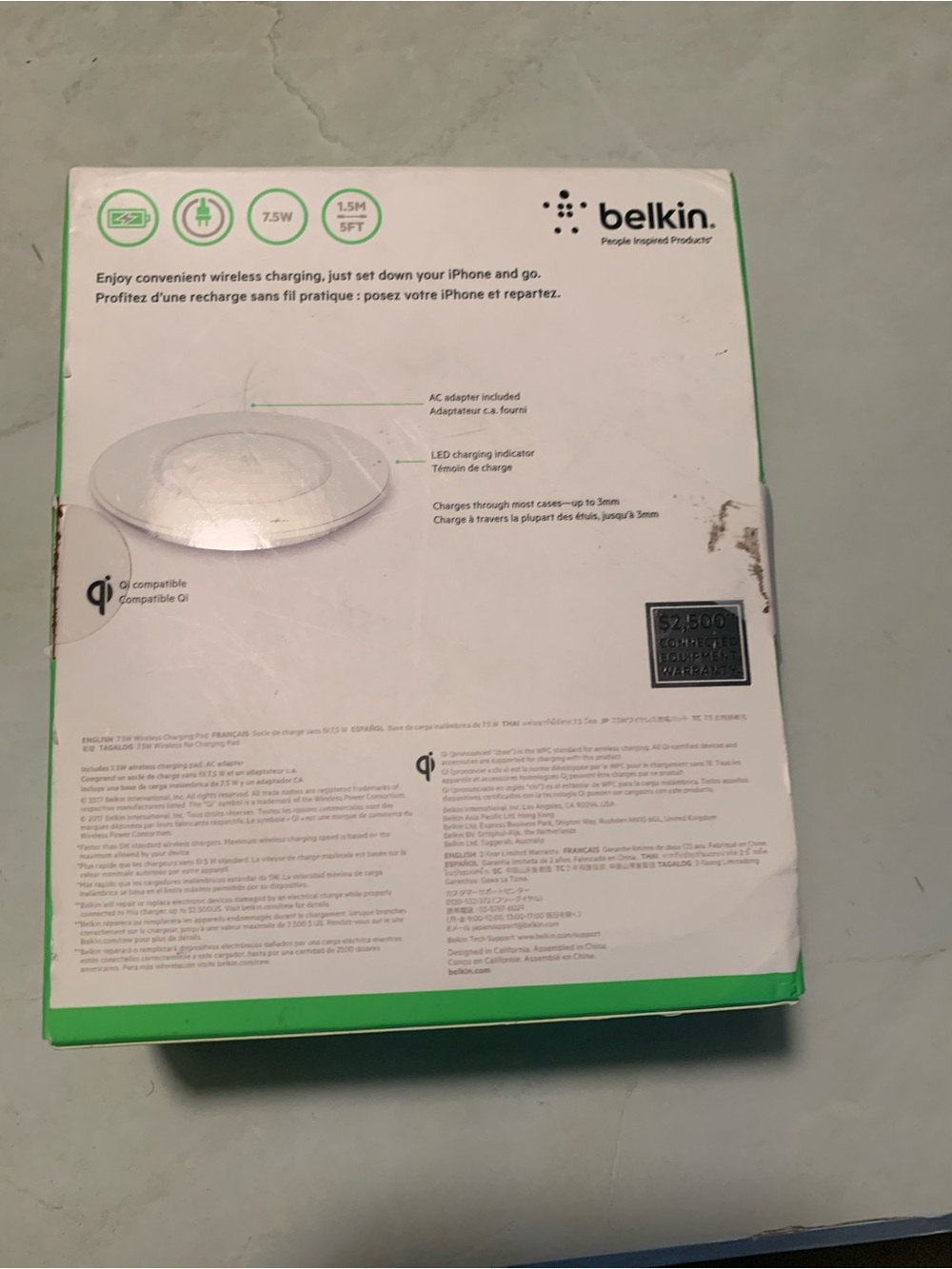 Belkin IPhone 8 and Up Wireless Charging Pad